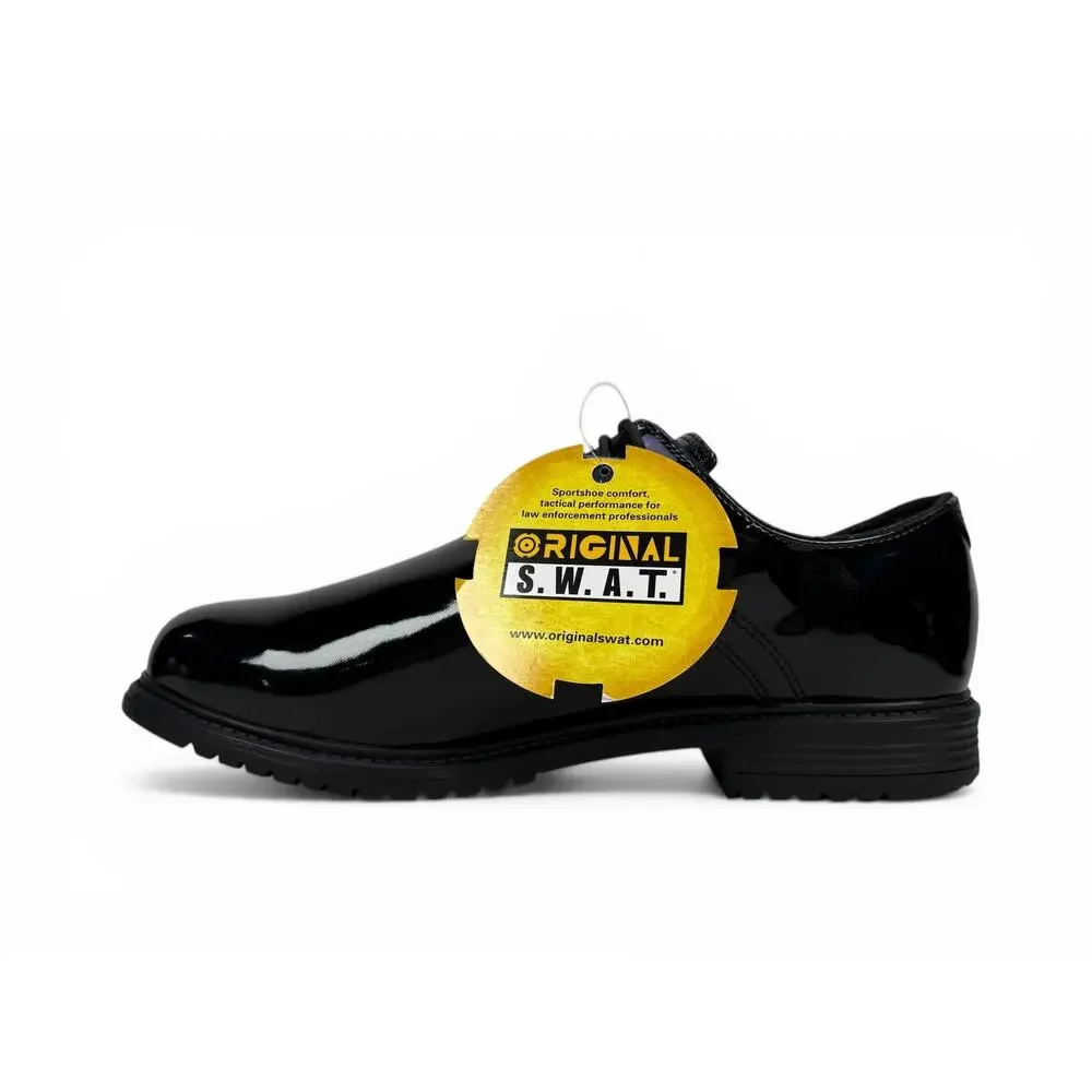 Original SWAT Oxford Dress Shoe Mens 11 W High Gloss Black Patent‎ Uniform Duty